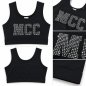 Preview: MCC Top Crop Sport neutral - einseitg bedruckt